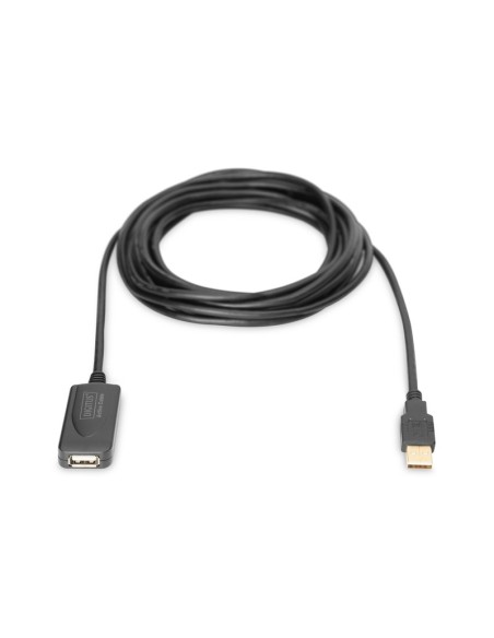 Cable USB 2.0 5mts macho/hembra amplificado