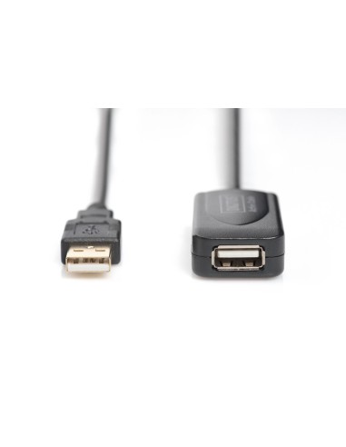 Cable USB 2.0 5mts macho/hembra amplificado