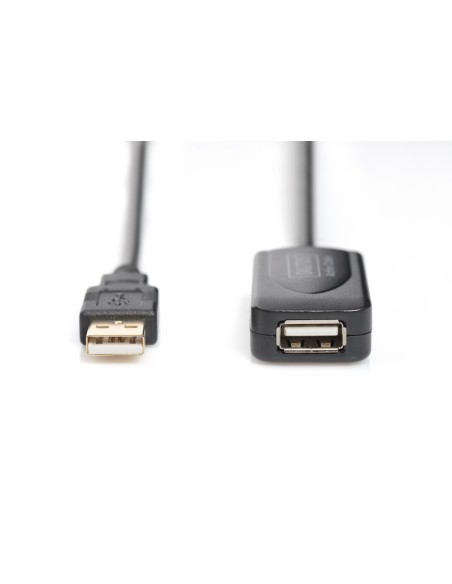 Cable USB 2.0 5mts macho/hembra amplificado