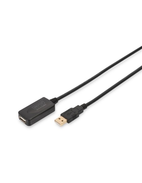 Cable USB 2.0 5mts macho/hembra amplificado