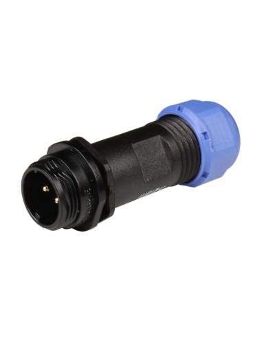 CONECTOR MACHO AEREO 2 PINES IP68