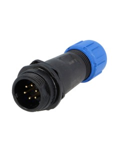 CONECTOR MACHO AEREO 6 PINES IP68