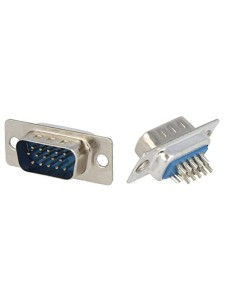 CONECTOR SUB-D HD 15 CONTACTOS MACHO SOLDAR
