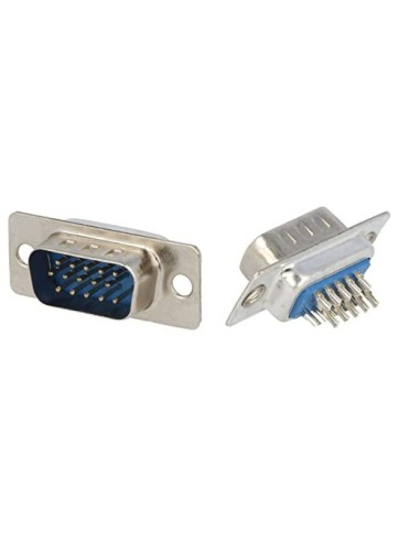 CONECTOR SUB-D HD 15 CONTACTOS MACHO SOLDAR