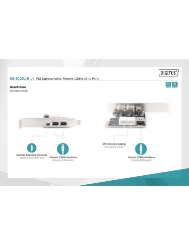TJ.IEEE 1394 PCI-E 4X FIREWIRE