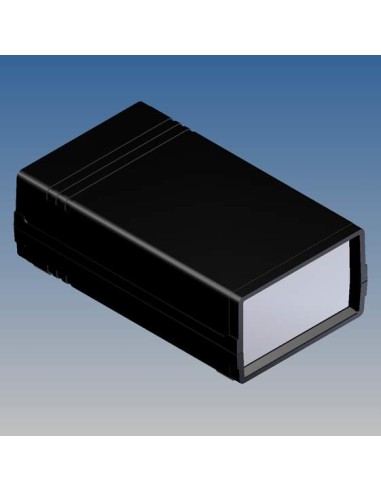 CAJA PLASTICO FRONTAL ALUMINIO 184x45x89