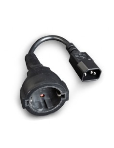 CABLE  ALIMENTACIÓN ADAPTADOR C14M A SCHUCKO HEMBRA