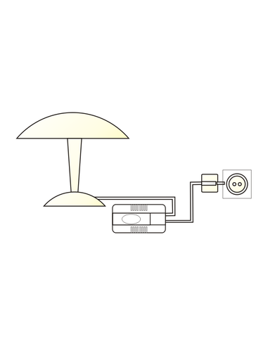 Regulador de luz para pie