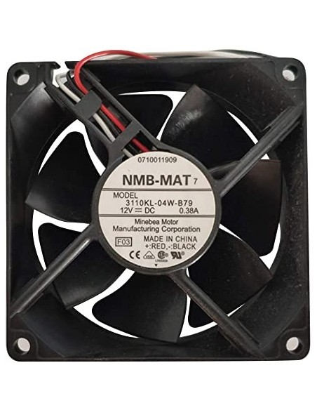 VENTILADOR 12Vdc 80X80X25 NMB 54M3 BOLAS