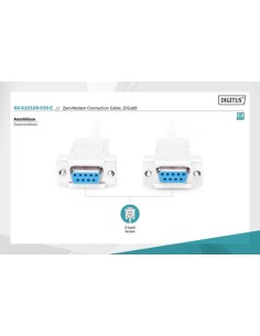 Cable NULL modem 3mts h/h 2