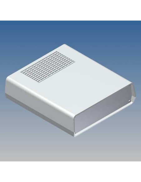 CAJA ABS 198X78X54 BLANCA/GRIS CLARO