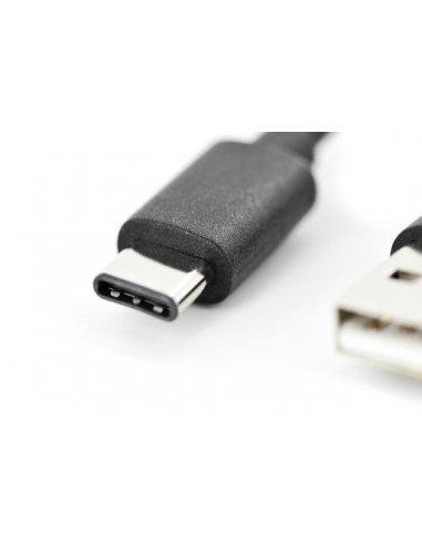 Cable USB Type-C  to A M/M, 1.0m, 3A, 480MB, 2.0 Version, bl