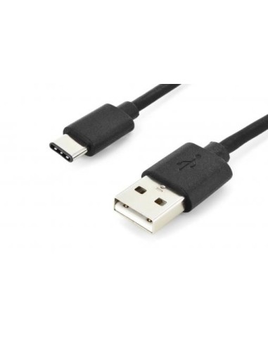 Cable USB Type-C  to A M/M, 1.0m, 3A, 480MB, 2.0 Version, bl