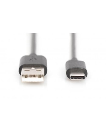 Cable USB Type-C  to A M/M, 1.0m, 3A, 480MB, 2.0 Version, bl