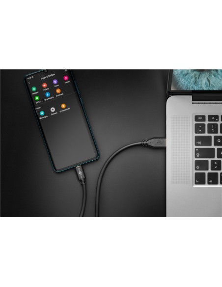 Cable.USB-C/USB-A m/m 3mts