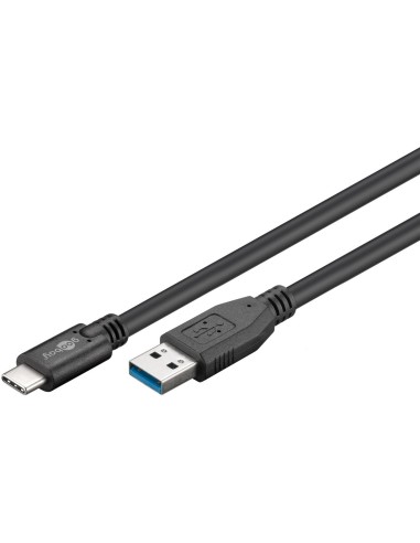 Cable.USB-C/USB-A m/m 3mts