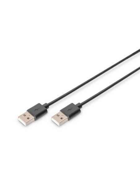 Cable USB a-a m/m 1.8mts negro