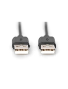 Cable USB a-a m/m 1.8mts negro 2
