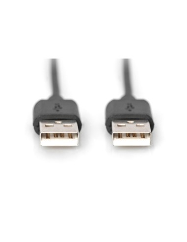Cable USB a-a m/m 1.8mts negro