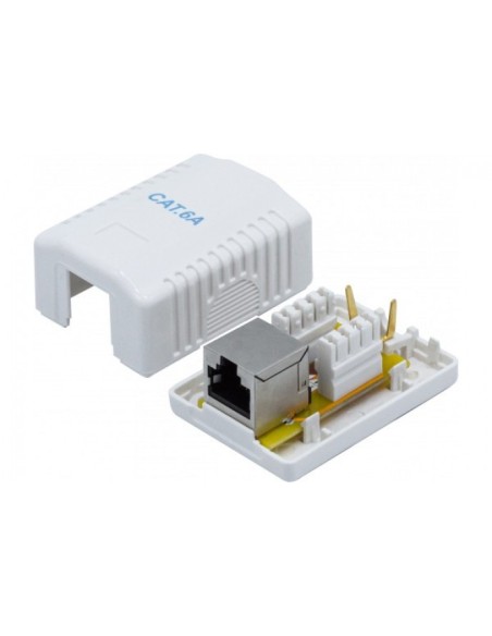 Caja superficie 1x  RJ45 CAT 6A STP