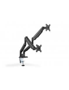 Soporte de monitor universal doble con muelle neumático y fijación a presión 2