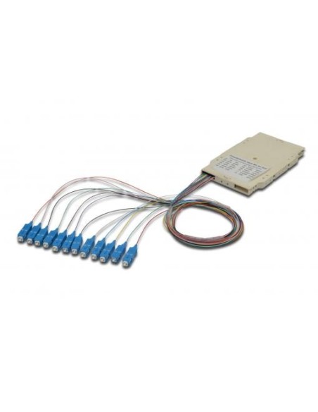 Caja de empalme de 12 fibras,premontada