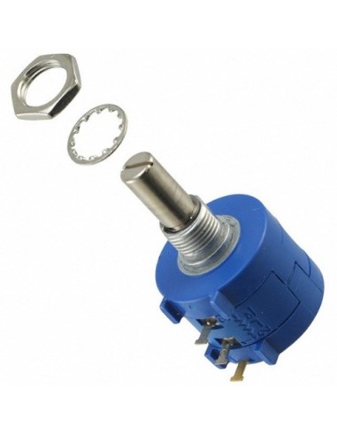 Potenciometro de mando 10 vueltas 5K 2W