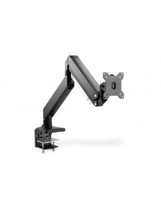 Soporte de monitor universal sencillo con muelle neumático y fijación a presión