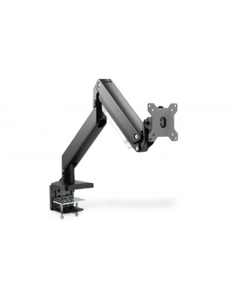 Soporte de monitor universal sencillo con muelle neumático y fijación a presión