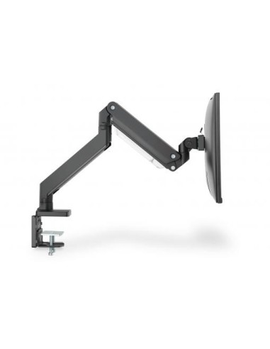 Soporte de monitor universal sencillo con muelle neumático y fijación a presión
