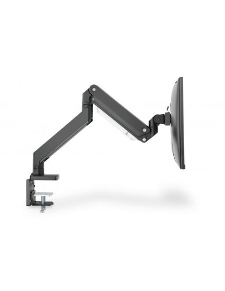 Soporte de monitor universal sencillo con muelle neumático y fijación a presión