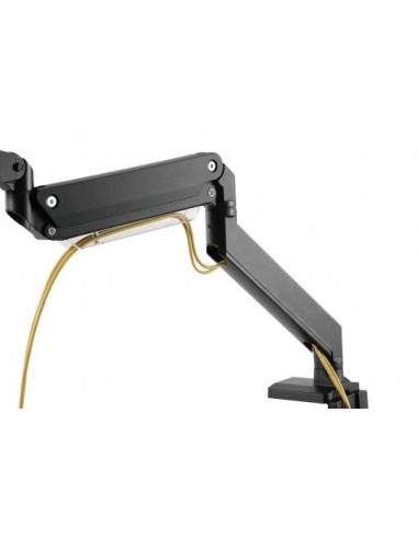 Soporte de monitor universal sencillo con muelle neumático y fijación a presión