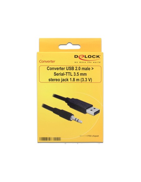 Convertidor USB a TTL jack 3.5mm 3.3V