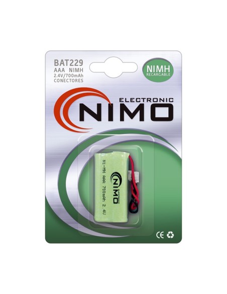 PACK NIMH 2.4V 700M 2XAAA UNIV