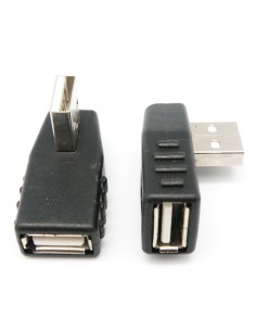 ADAPTADOR USB TIPO A, ACODADO M/H 90º