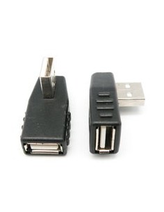 ADAPTADOR USB TIPO A, ACODADO M/H 90º 2