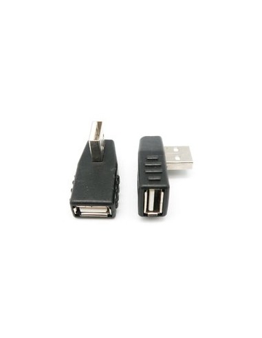ADAPTADOR USB TIPO A, ACODADO M/H 90º