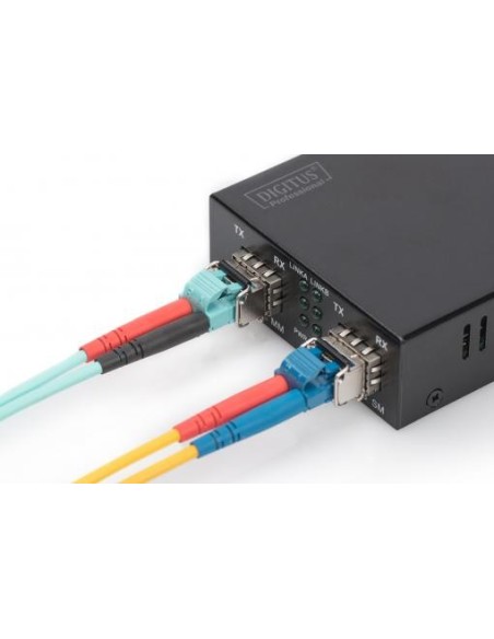 Módulo transceptor F.O.mini GBIC (SFP),1,25 Gbps, 0,55 km