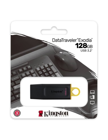 PENDRIVE  USB 3.0 128GB KINGSTON DT100