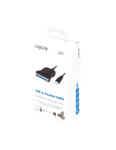 Cable USB 1.1 a puerto paralelo DB25 hembra