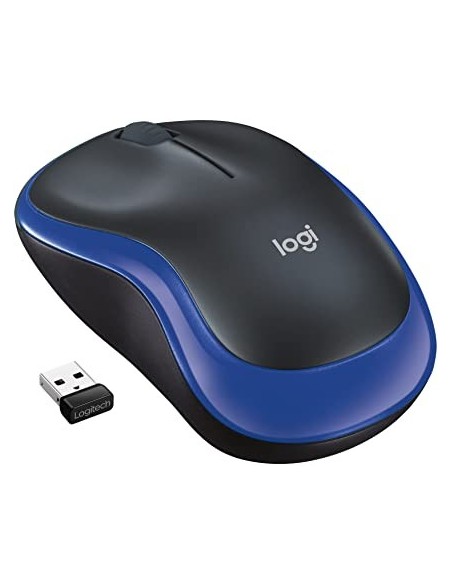 RATON CORDLESS M185 USB AZUL/N