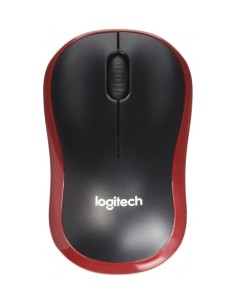 RATON CORDLESS M185 USB ROJO/N 2