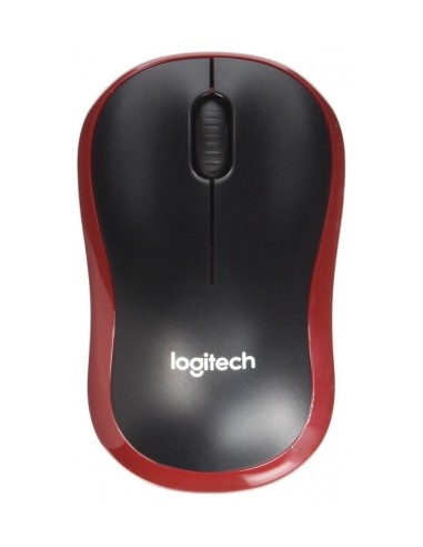 RATON CORDLESS M185 USB ROJO/N
