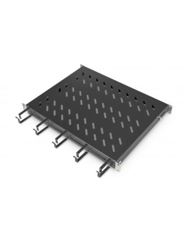 Bandeja rack 19"con guía pasacables