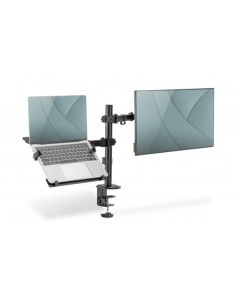 Soporte de monitor universal con soporte para ordenador portátil