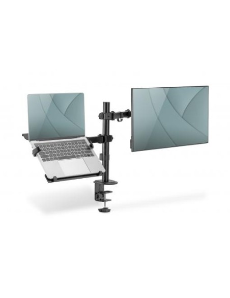Soporte de monitor universal con soporte para ordenador portátil