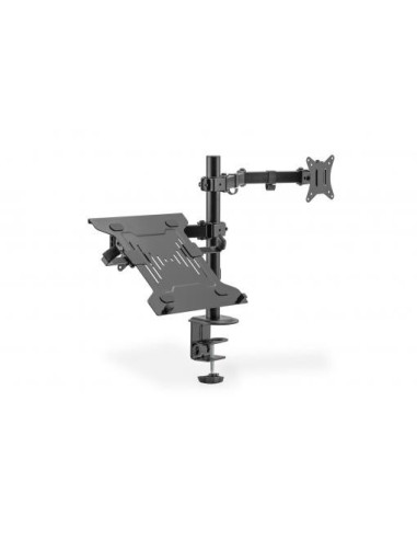 Soporte de monitor universal con soporte para ordenador portátil
