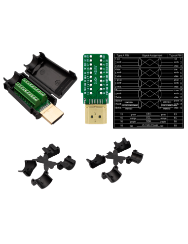 Conector HDMI con terminales