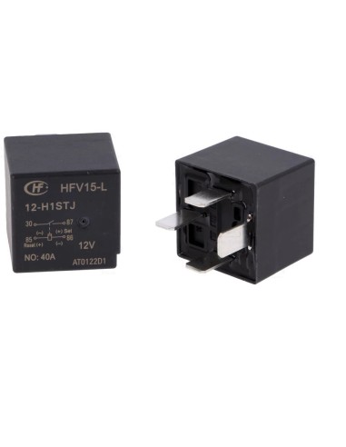 RELE BIESTABLE 12V 1 BOBINA  40A/14V SPST