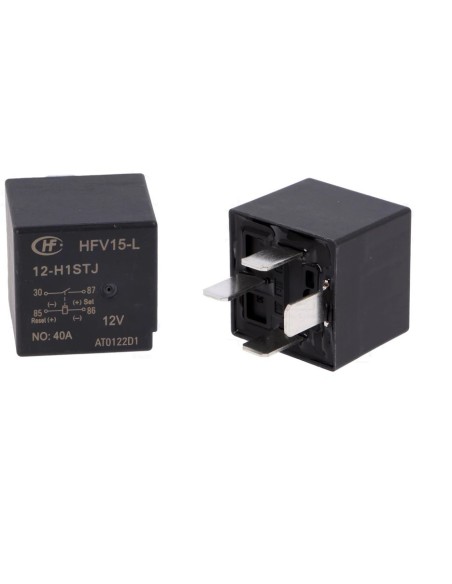 RELE BIESTABLE 12V 1 BOBINA  40A/14V SPST